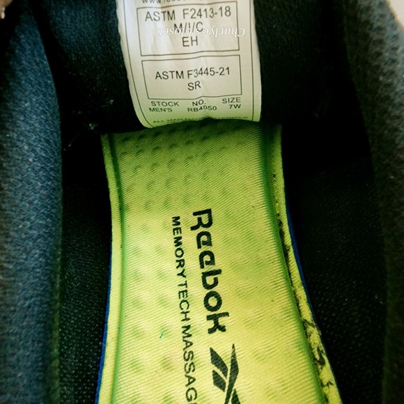 Reebok Sublite Cushion Blk/Orange‎ Comp Toe RB4050 Work Shoe USM-7W W-9W main image 13